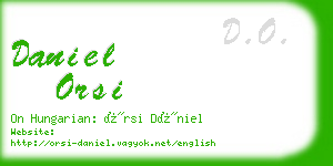 daniel orsi business card
